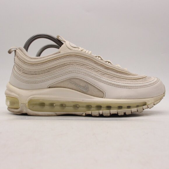 Nike Air Max 97 Women's Size 8 Triple White Sneakers Shoes 21733-100 - Picture 1 of 9